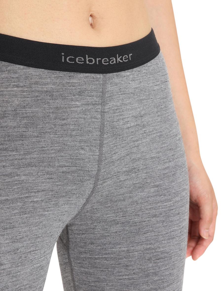 Icebreaker Merino 200 Oasis Thermal Leggings Női Base Layers Szürke | HU 1918JPQJ